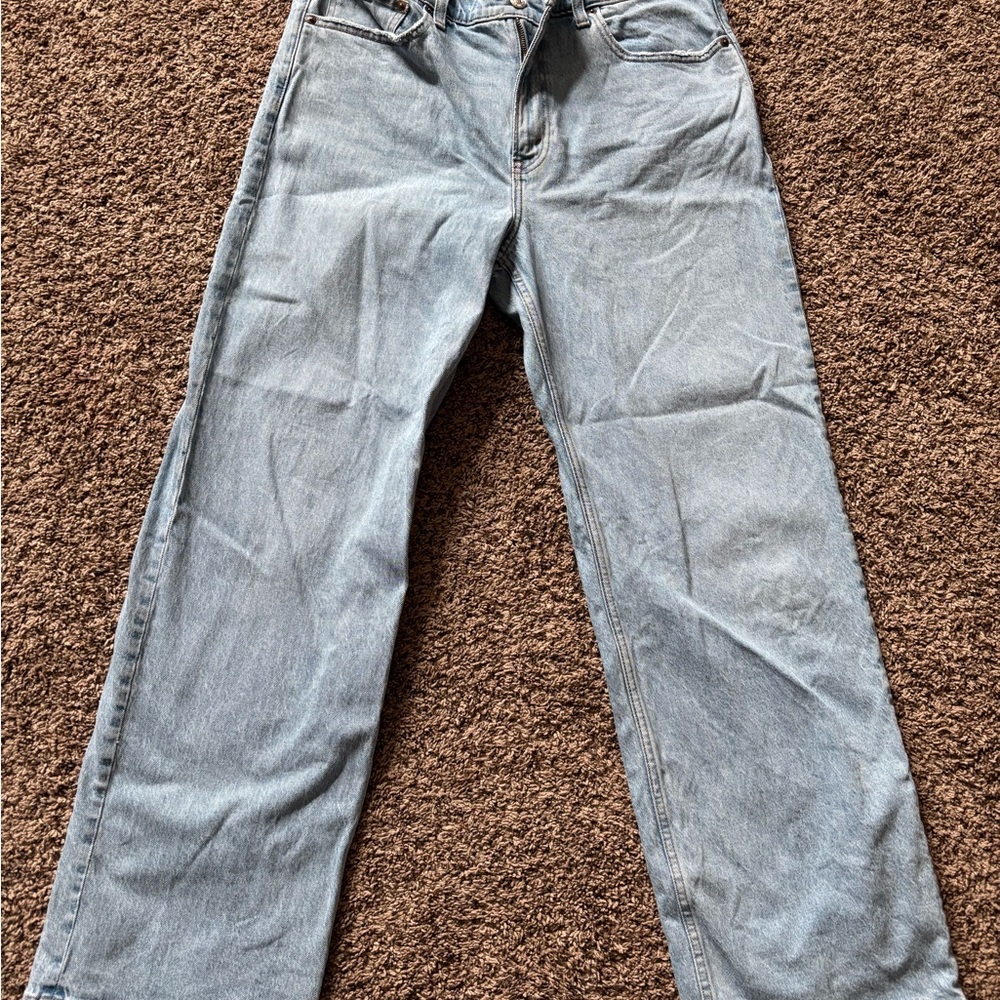 Abercrombie & Fitch Light Blue High Rise Jeans